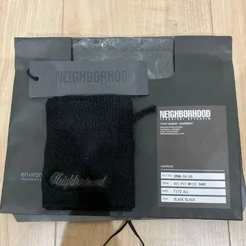 [ 새상품 ] 네이버후드 리스트 밴드 블랙