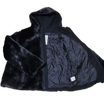 빅 사이즈 센소유니코 tb 솜털 후디 퍼 블루종 Size 40