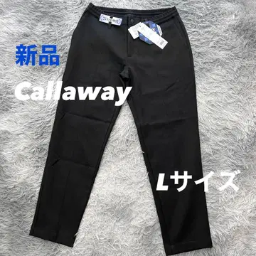 새상품 캘러웨이 팬츠 스트레치 트윌 블랙 허리밴딩 L 사이즈