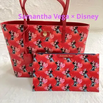 Samantha Vega x Disney 콜라보 토트백 파우치 포함
