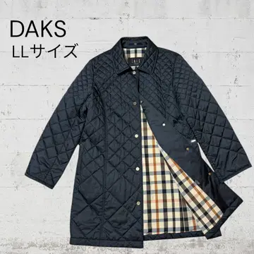 [ 새상품급 ] DAKS 닥스 충전솜 퀼팅 코트 블랙 LL 사이즈