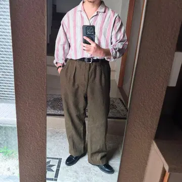 pierre cardin 오픈 카라 셔츠 파자마 셔츠 플란넬 셔츠