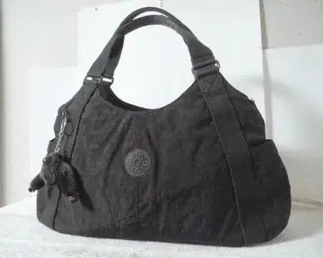 고품질 KIPLING 키플링 나일론 다크 브라운 계열 핸드백