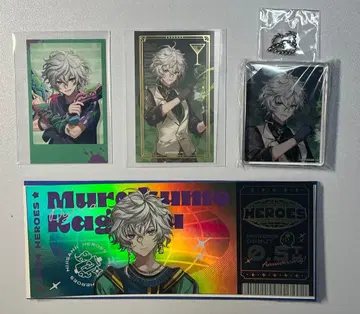 니지산지 Dytica 무라쿠모 카게츠 폴라로이드 콜로타 티켓풍 카드 세트