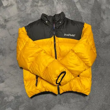 PenField 다운 자켓 블랙/옐로우 컬러