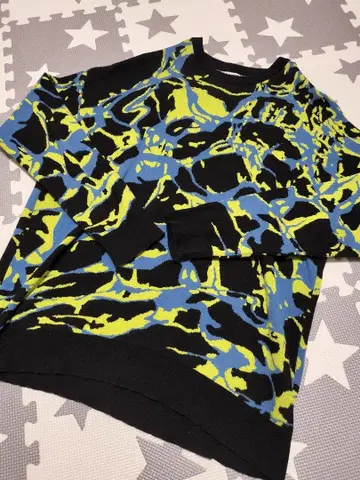 ZARA 추상 무늬 니트 스웨터 XL