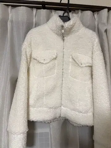 조던 루즈핏 플리스 자켓 M 화이트