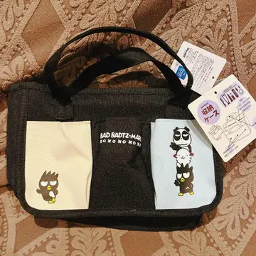 배드마츠마루 블랙 토트백