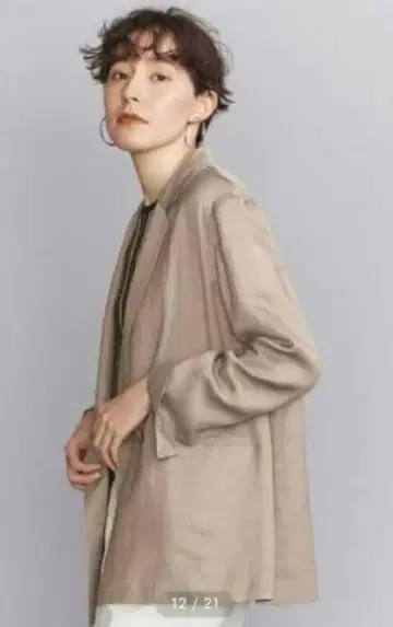 비스코스 더블 자켓