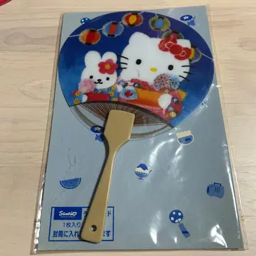 [ 헤이세이 레트로 ] 산리오 헬로키티 부채 카드