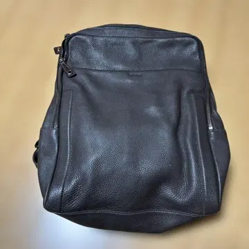 dan genten 천연 가죽 백팩 브라운