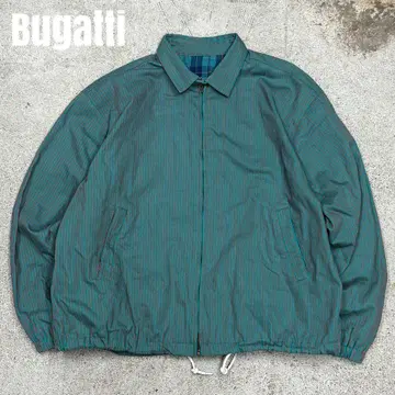 8358 bugatti 부가티 스트라이프 블루종 스윙탑