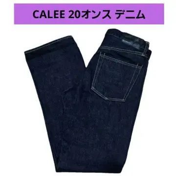 CALEE 레어 헤비 온스 데님 20oz 스트레이트 32인치