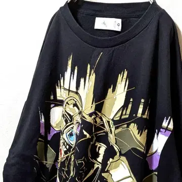 디즈니 타노스 인피니티 건틀렛 맨투맨 블랙 XL 구제 의류