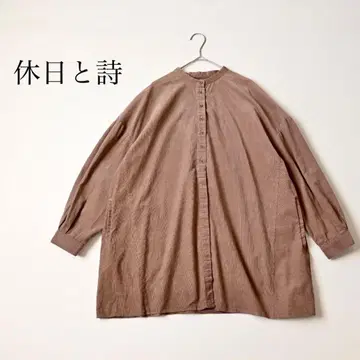 tandey 휴일과 시 코듀로이 블라우스