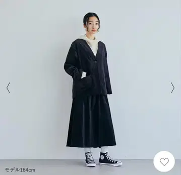 나카가와 마사시치 상점 코듀로이 자켓 네이비