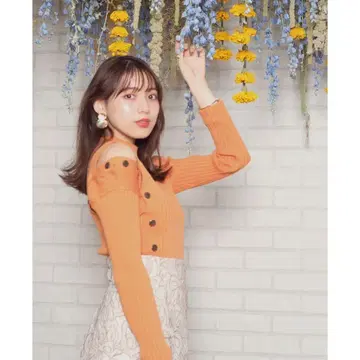 마이 스트라다 Mystrada 사이드 리브 니트