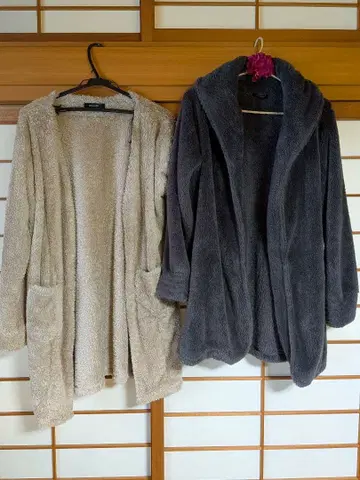 시마무라 가운 코트 보들보들 2세트