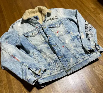 ZARA 보아 안감 부착 데님 자켓