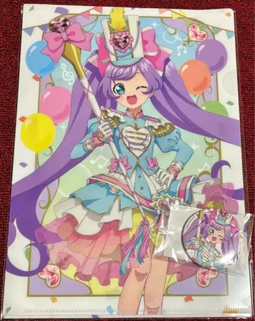 마루쿠지 아이돌타임 프리파라 캔뱃지, 클리어 파일 라라