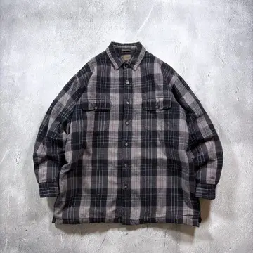 90s ST.JOHN'S BAY Flannel Shirt Jacket
