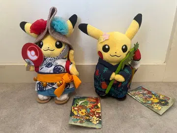 포켓몬 센터 토호쿠 한정판 봉제 인형 피카츄 칠석 축제 네부타 마츠리