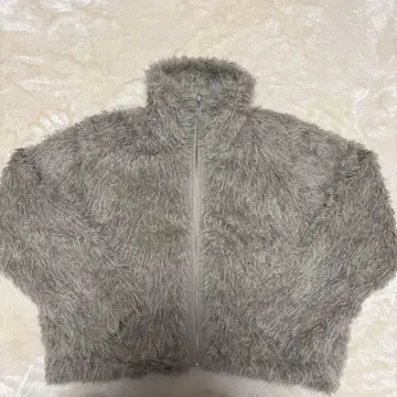 JEANASiS 그레이 컬러 퍼 블루종 프리 사이즈