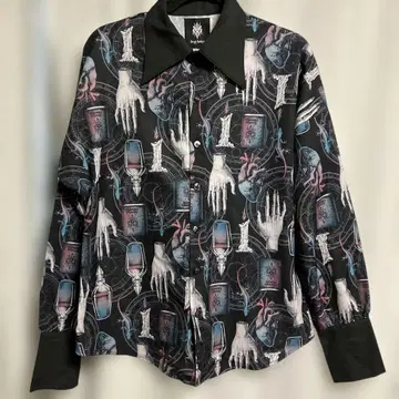 Drug honey 그래픽 프린트 셔츠