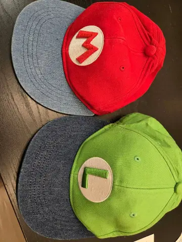 USJ 공식 마리오와 루이지의 캡 세트