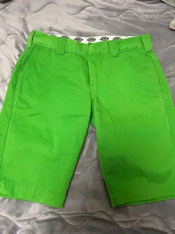 Dickies 그린 숏팬츠 32