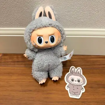 팝마트 Labubu 마카롱 그레이