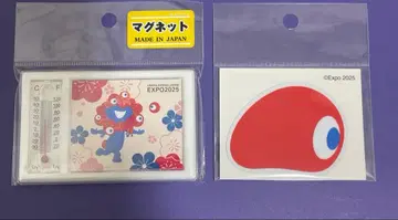 EXPO2025 미야쿠미야쿠 코미야쿠 온도계 포함 마그넷과 스티커