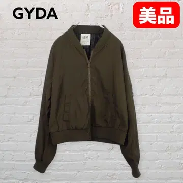 GYDA 카키 MA-1 블루종 지퍼 자켓 F 밀리터리