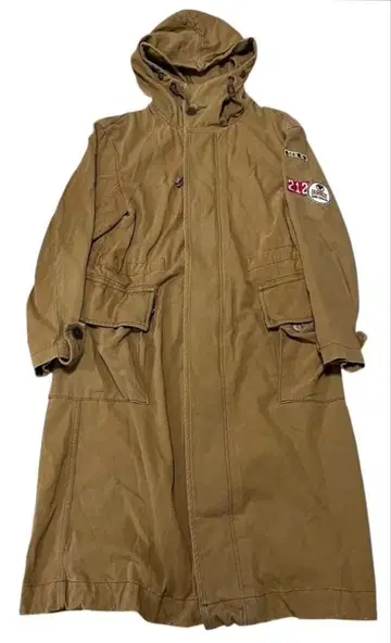 RNA 리메이크 롱 밀리터리 모즈 코트