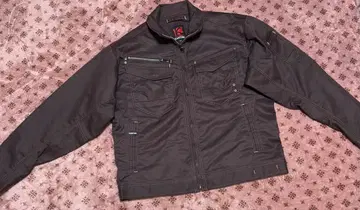 칸토비 와인 컬러 카고 자켓