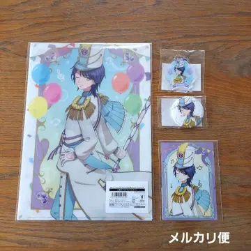 프리파라 마루쿠지 코요이 혜택/아크링 키링/캔뱃지/파일 세트