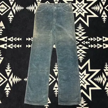 70s 코듀로이 팬츠 플레어 오니 페이드 빈티지