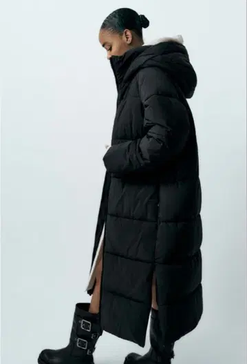 ZARA 롱 WATER AND WIND PROTECTION 아노락