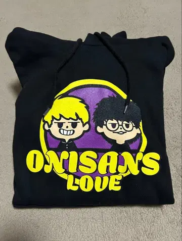 오니타마 후드티 블랙 (L)