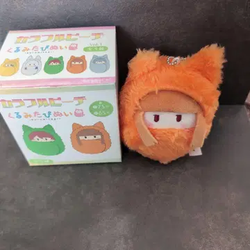 컬러풀 피치 [에토] 호두 싸개 봉제 인형 마스코트 키링