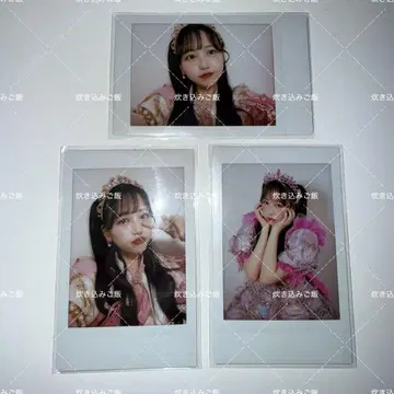 FRUITSZIPPER 마츠모토 카렌 프린트 폴라로이드