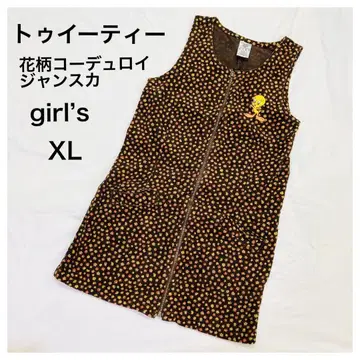 꽃무늬 원피스 S 코듀로이 90s 여성 중고 의류 점프 스커트 투이티