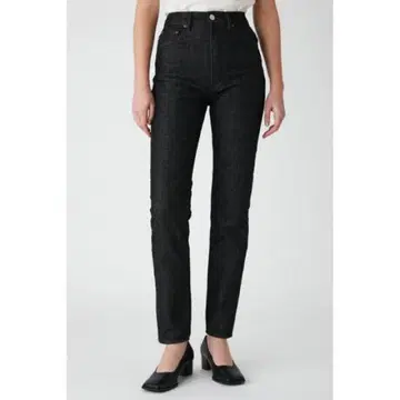 moussy PLAIN JEANS BLK STRAIGHT SLIM 23