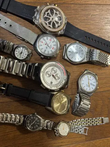 남성용 시계 세트 다양한 디자인