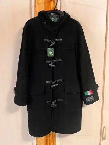 [ 미사용 ] FUTURA 더플 코트 블랙 L 사이즈