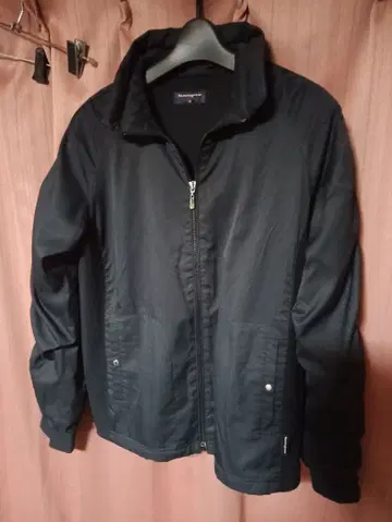 Munsingwear 블랙 나일론 자켓 윈드 브레이커