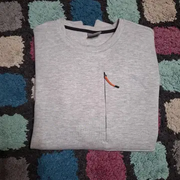 PUMA 그레이 트레이닝복 포켓 부착