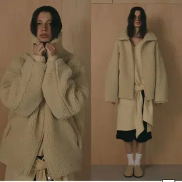 ETRE TOKYO 리버서블 보아 블루종