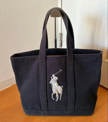 랄프 로렌 토트백 블랙
