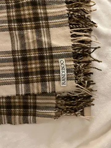 RANDIBOO 체크 무늬 스톨